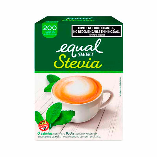 EDULCORANTE EQUALSWEET STEVIA 200 Un.