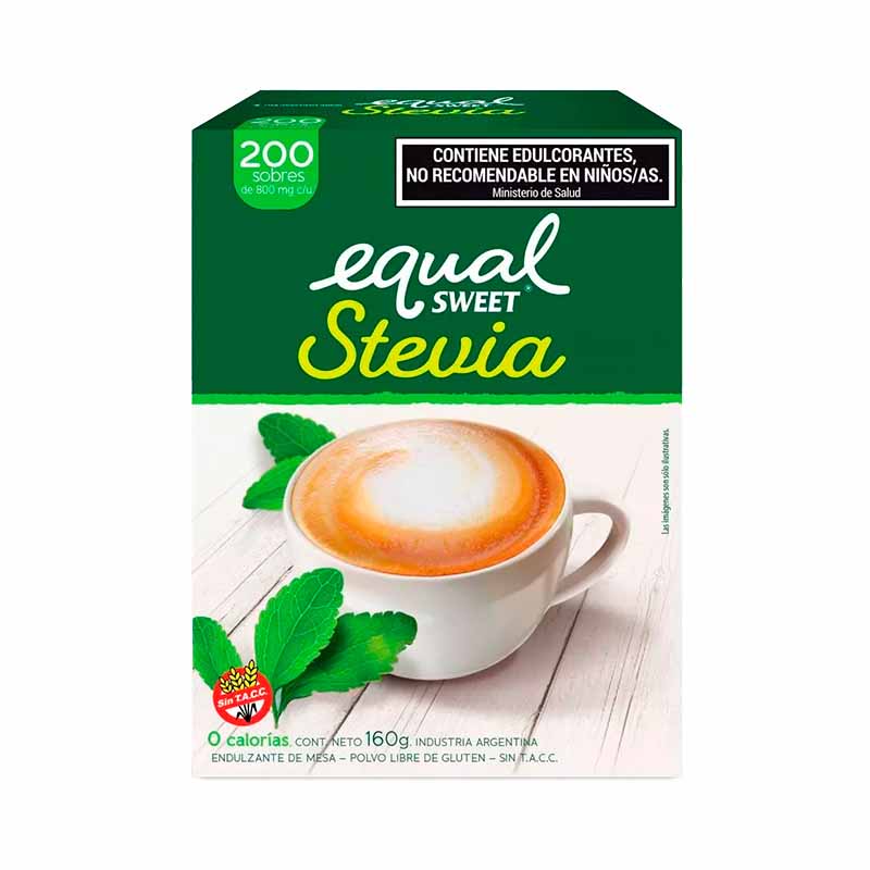 EDULCORANTE EQUALSWEET STEVIA 200 Un.