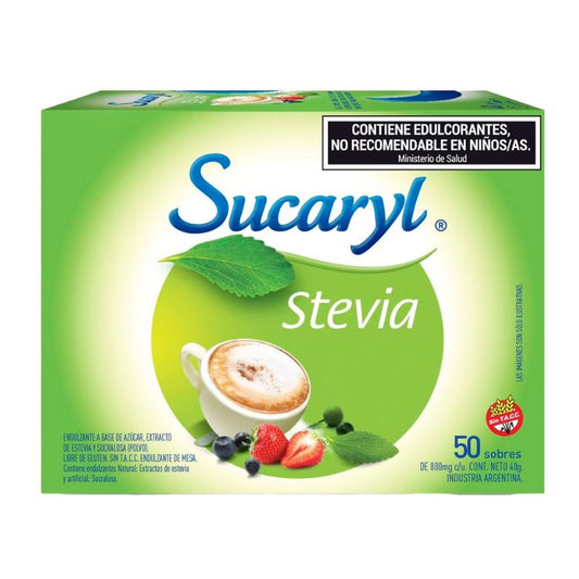 EDULCORANTE SUCARYL STEVIA 50 Un.