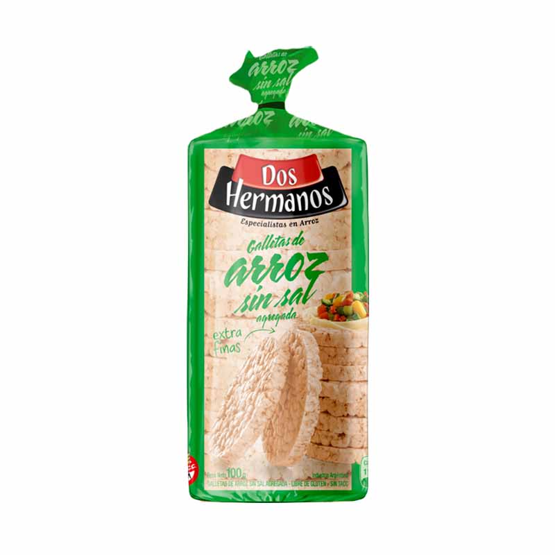 GALLETITA DOS HERMANOS Sin Sal 100 Grs