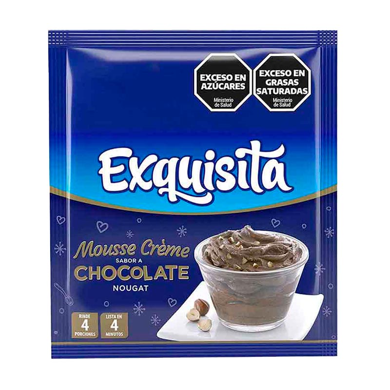 MOUSSE EXQUISITA CH/NOUGAT 95 Grs