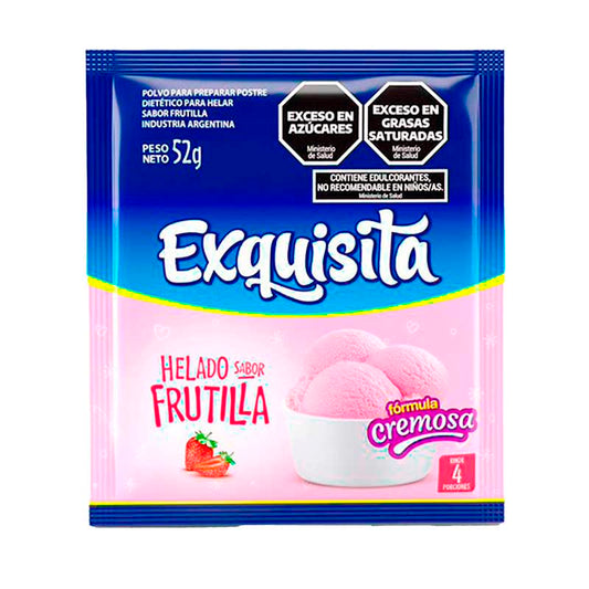 HELADO EXQUISITA FRUTILLA 52 Grs