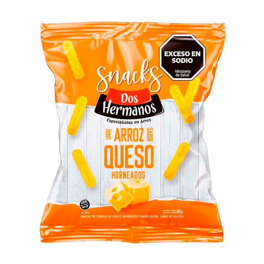 SNACK ARROZ DOS HERMANOS Queso 80 Grs