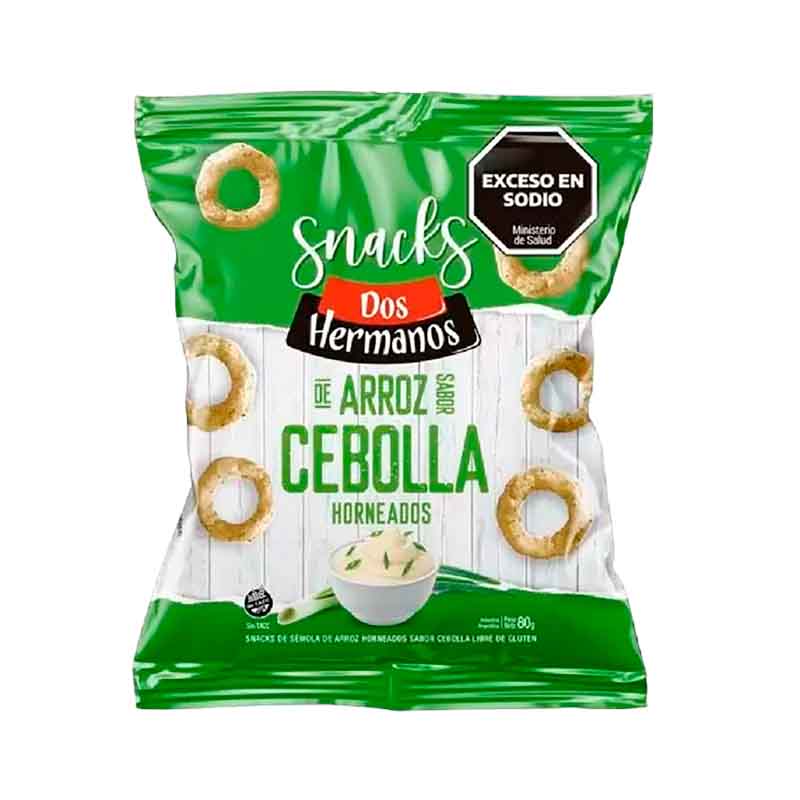 SNACK ARROZ DOS HERMANOS Crema/Ceb 80 Gr