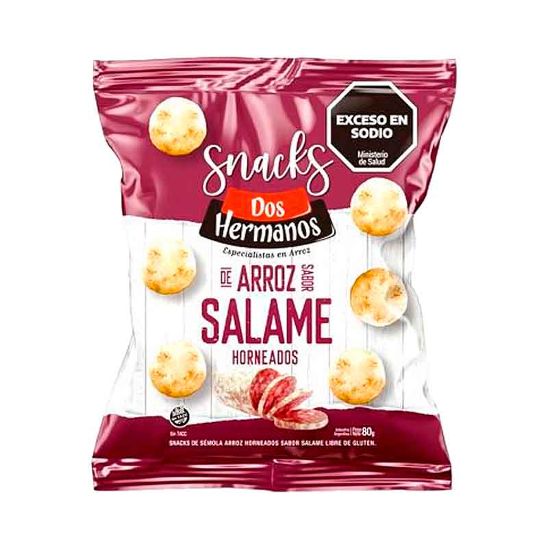 SNACK ARROZ DOS HERMANOS Salame 80 Grs
