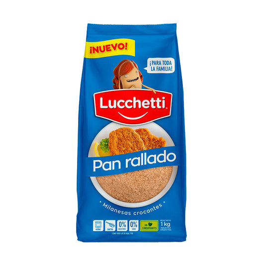 PAN RALLADO LUCCHETTI 1 Kgs