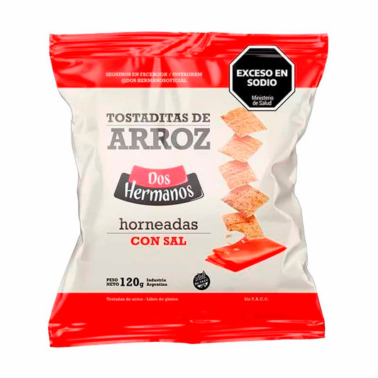 TOSTADITA DOS HERMANOS SALADAS 120 Grs