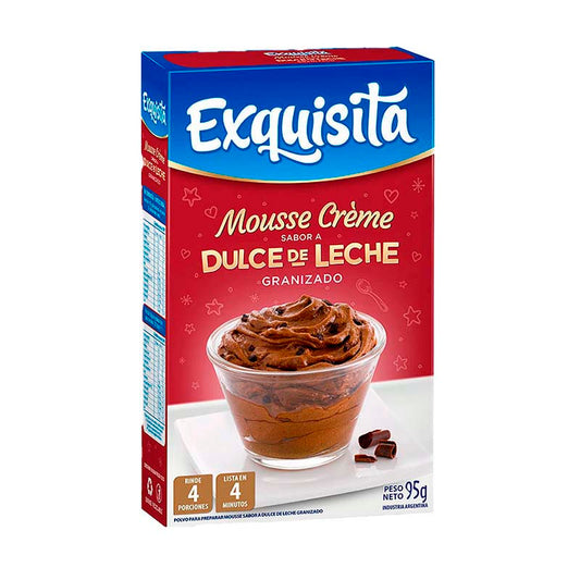 MOUSSE EXQUISITA Dce.Leche 95 Grs