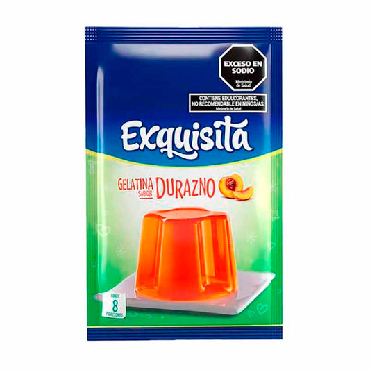 GELAT. LIGHT EXQUISITA DURAZNO 25 Grs