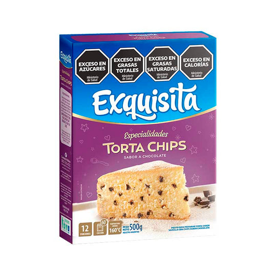 TORTA EXQUISITA CON CHIPS 500 Grs
