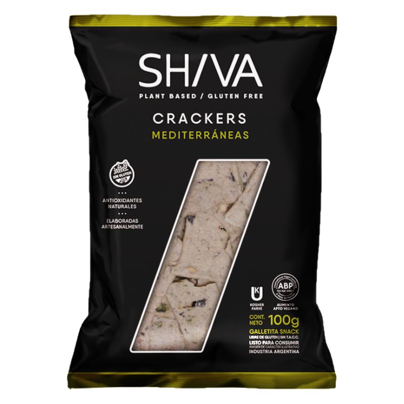 CRACKERS SHIVA MEDITERRANEAS 100 Grs