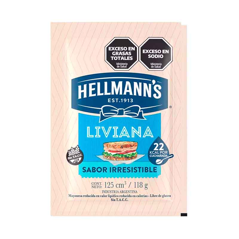 MAYONESA HELLMANS LIVIANA 118 Grs