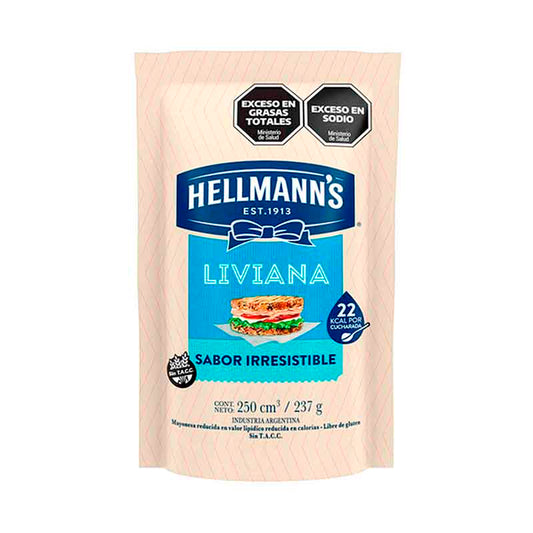 MAYONESA HELLMANS D/P LIVIANA 237 Grs