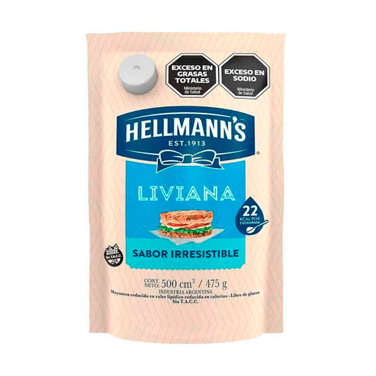 MAYONESA HELLMANS D/P LIVIANA 475 Grs