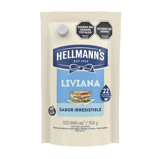 MAYONESA HELLMANS LIVIANA 950 Grs