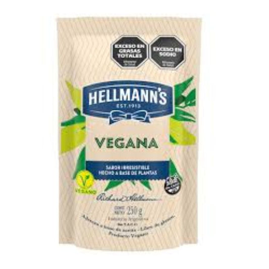 MAYONESA HELLMANS VEGANA 250 Grs