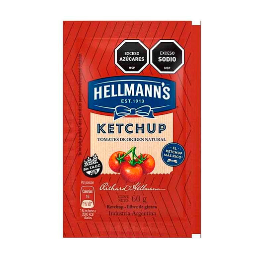 KETCHUP HELLMANS SACHET 60 Grs