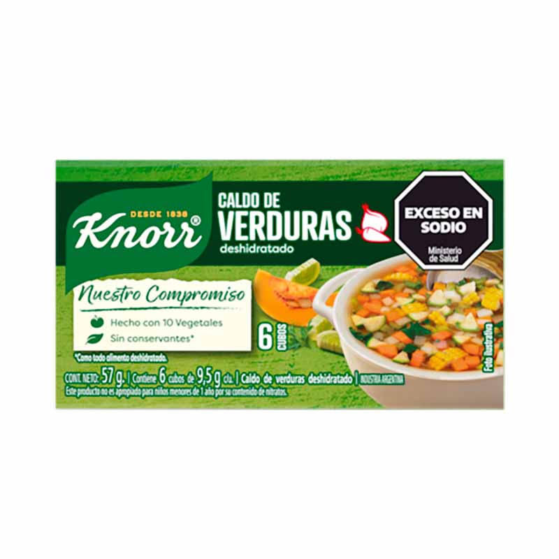 CALDO KNORR VERDURA 6 Un.