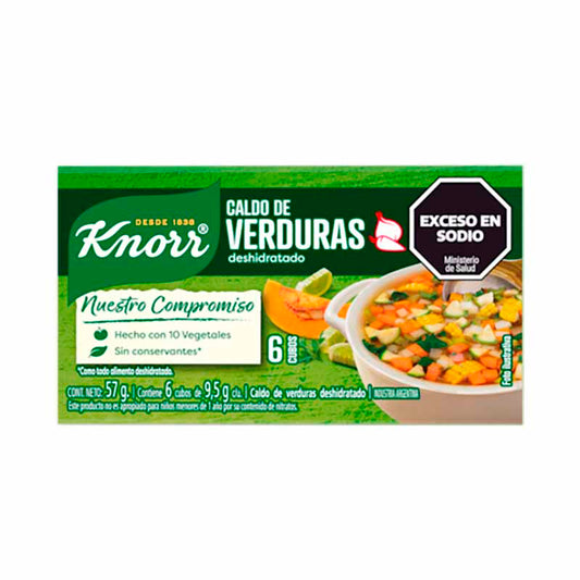 CALDO KNORR VERDURA 6 Un.