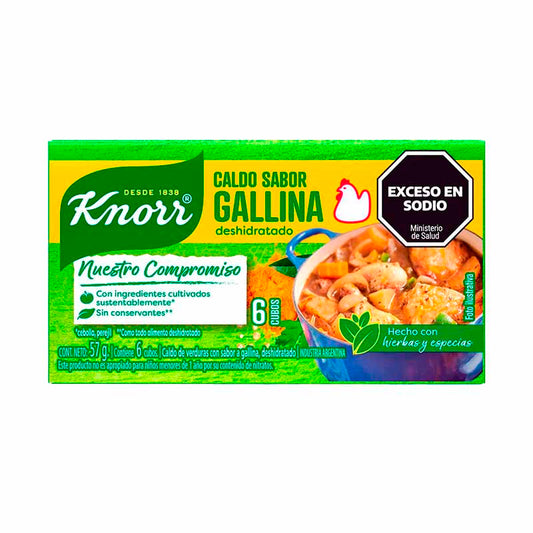 CALDO KNORR GALLINA 6 Un.