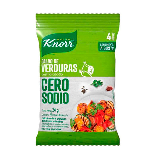 CONDIMENTO KNORR VERDURA 0% SODIO 24 Grs