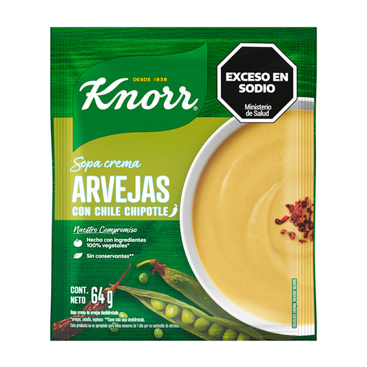 SOPA CREMA KNORR ARVEJA 64 Grs
