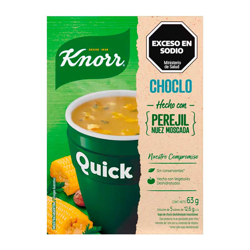 SOPA LISTA QUICK CHOCLO 70 Grs