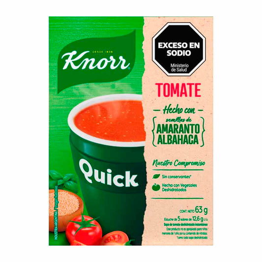 SOPA LISTA QUICK TOMATE 85 Grs