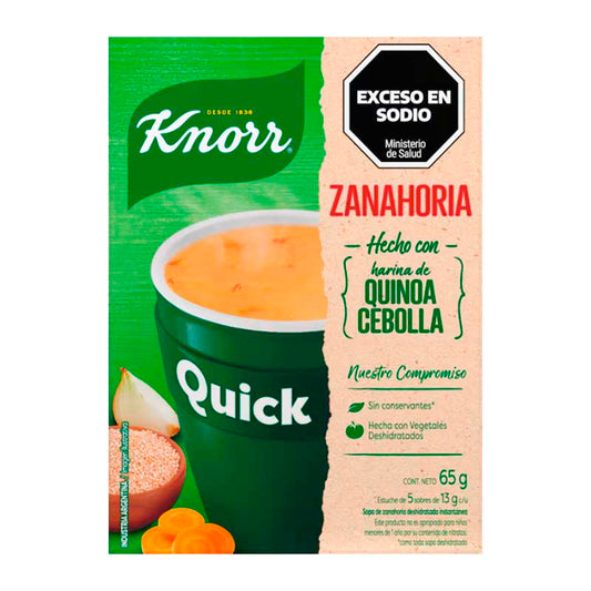 SOPA LISTA QUICK ZANAHORIA 70 Grs