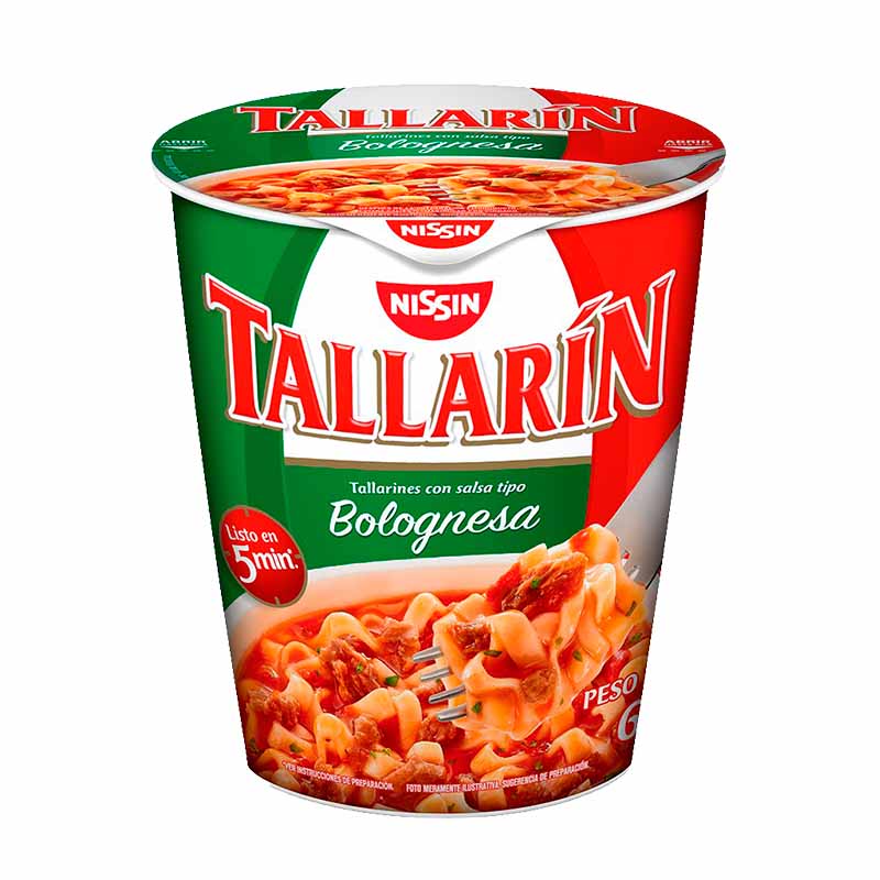 SOPA LISTA CUP NOODLES BOLOGNESA 68 Grs