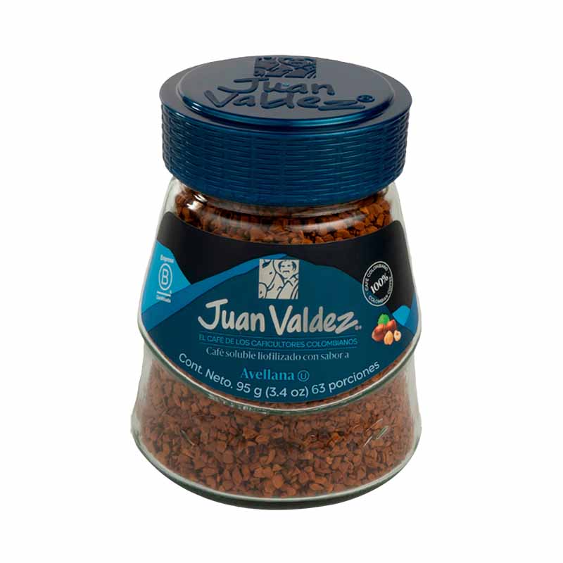 CAFE JUAN VALDEZ AVELLANA 95 Grs