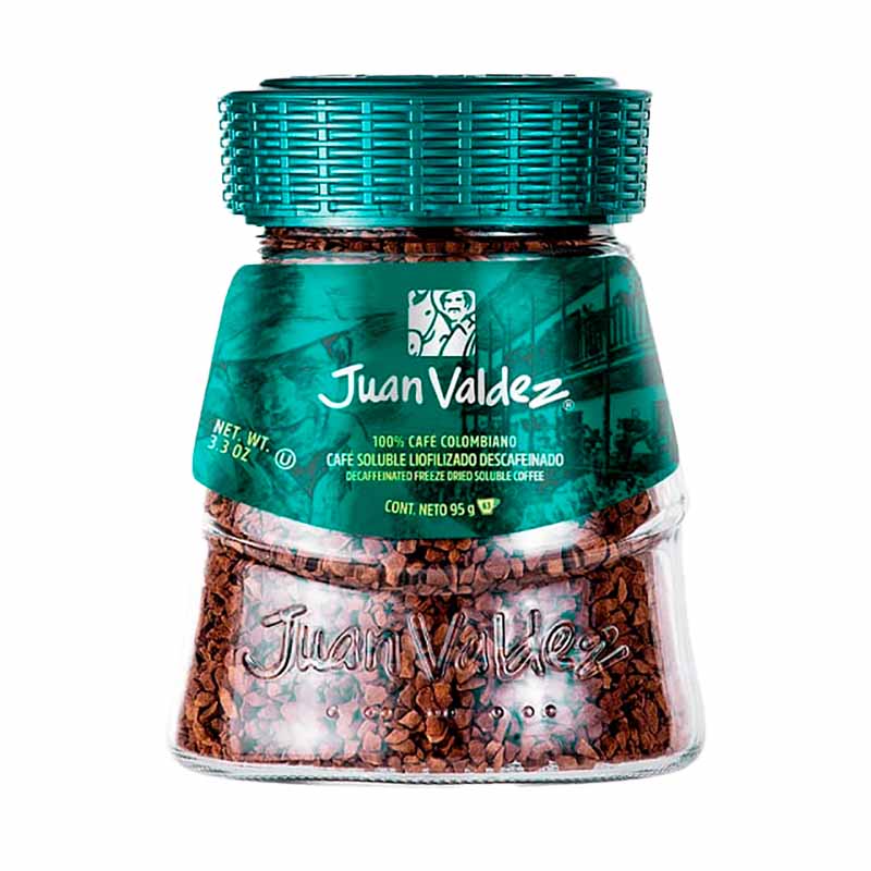 CAFE JUAN VALDEZ DESCAFEINADO 95 Grs