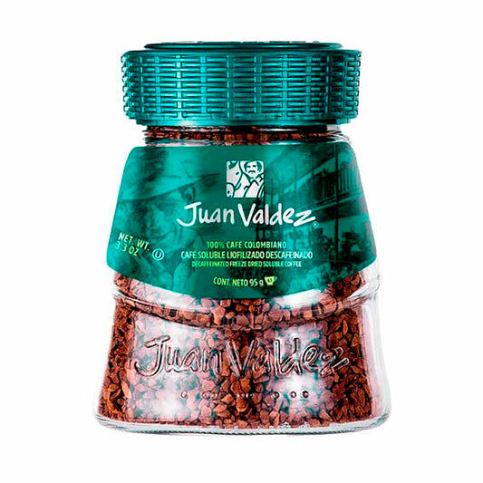 CAFE JUAN VALDEZ DESCAFEINADO 95 Grs