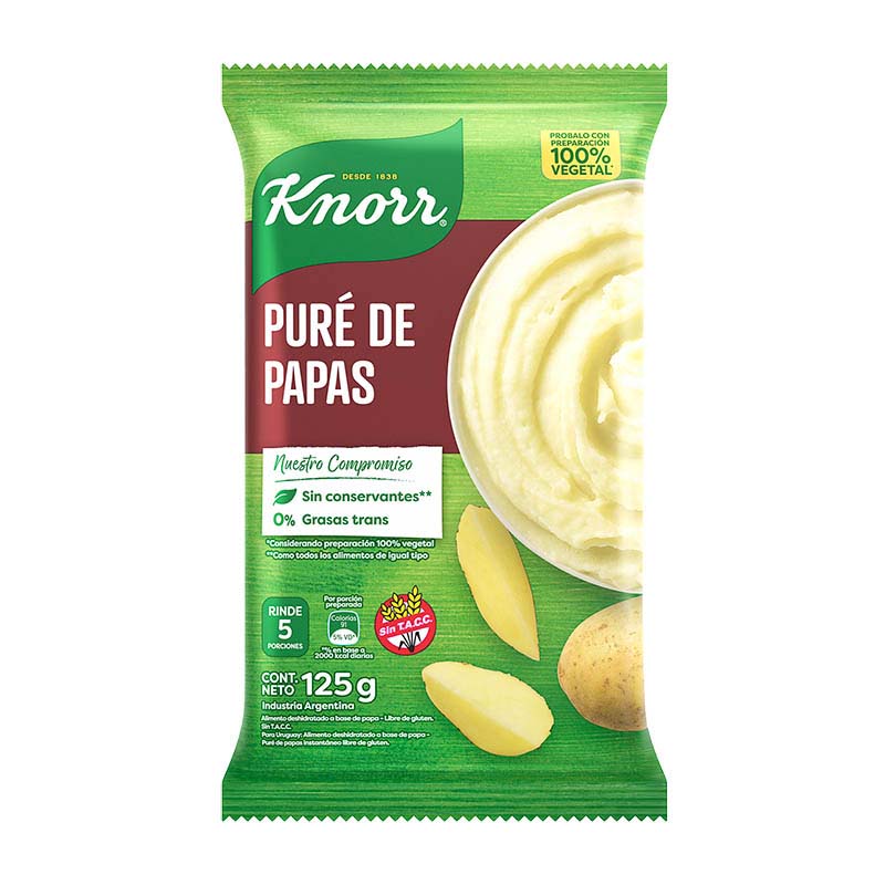 PURE DE PAPAS KNORR 125 Grs