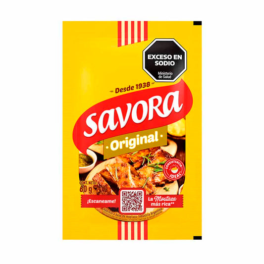 MOSTAZA SAVORA SACHET 60 Grs