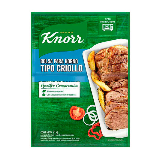 BOLSA P/HORNO KNORR CRIOLLO 21 Grs