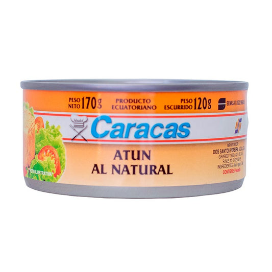 ATUN ENTERO CARACAS NATURAL 170 Grs