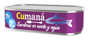 SARDINA CUMANA ACEITE 125 Grs