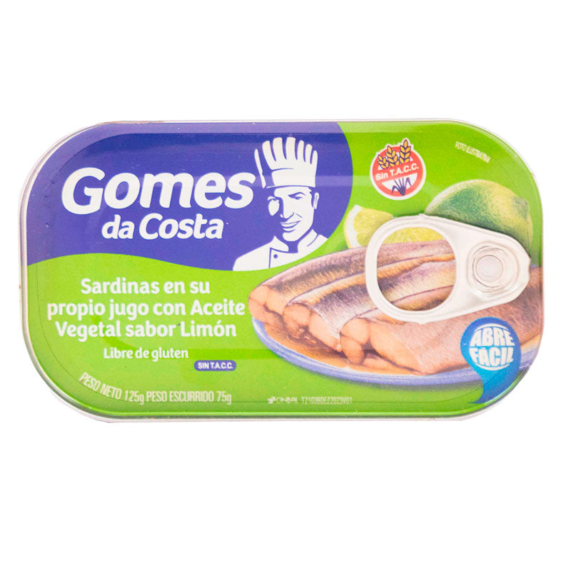 SARDINA GDC C/LIMON 110 Grs