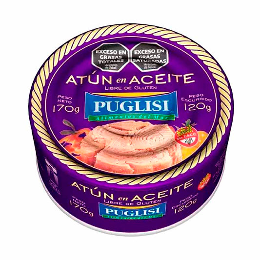 ATUN ENTERO PUGLISI Aceite 170 Grs