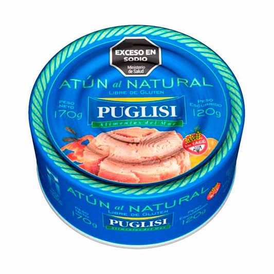 ATUN ENTERO PUGLISI Natural 170 Grs