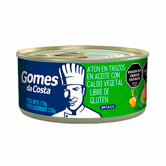 ATUN TROZO G.DA COSTA ACEITE 170 Grs