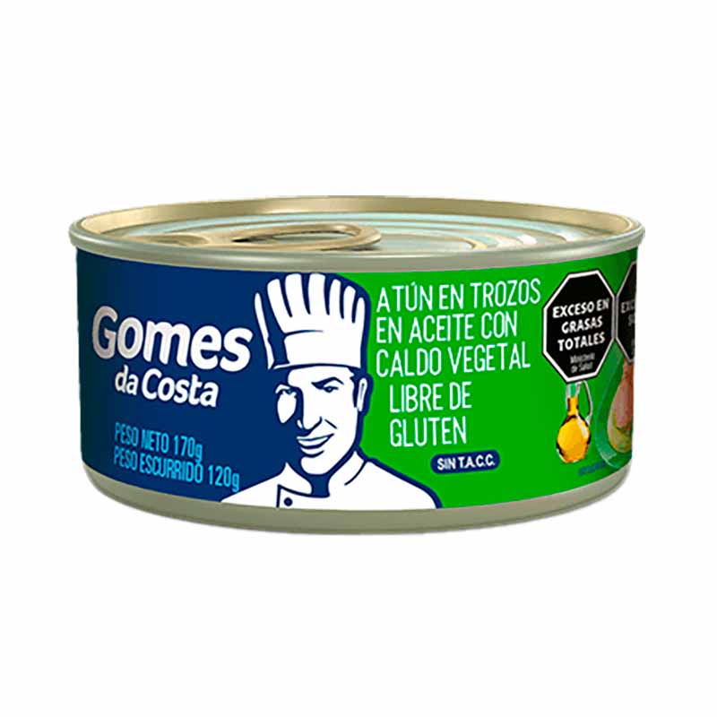 ATUN TROZO G.DA COSTA ACEITE 170 Grs
