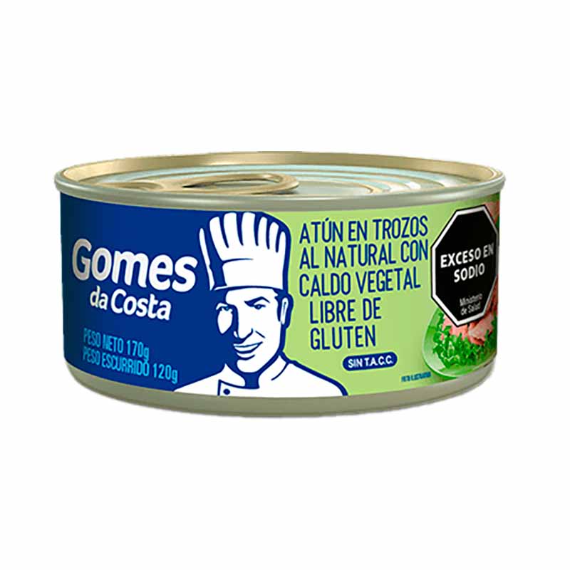ATUN TROZO G.DA COSTA NATURAL 170 Grs