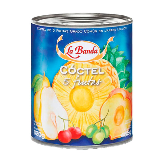 COCTEL LA BANDA 4 FRUTAS 820 Grs