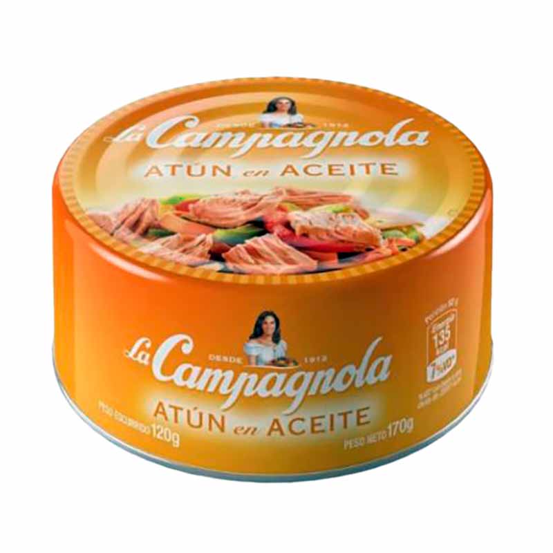 ATUN ENTERO CAMPAGNOLA Aceite 170 Grs
