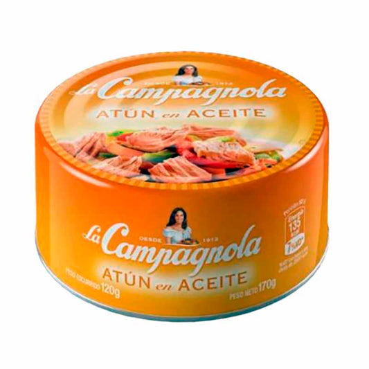 ATUN ENTERO CAMPAGNOLA Aceite 170 Grs