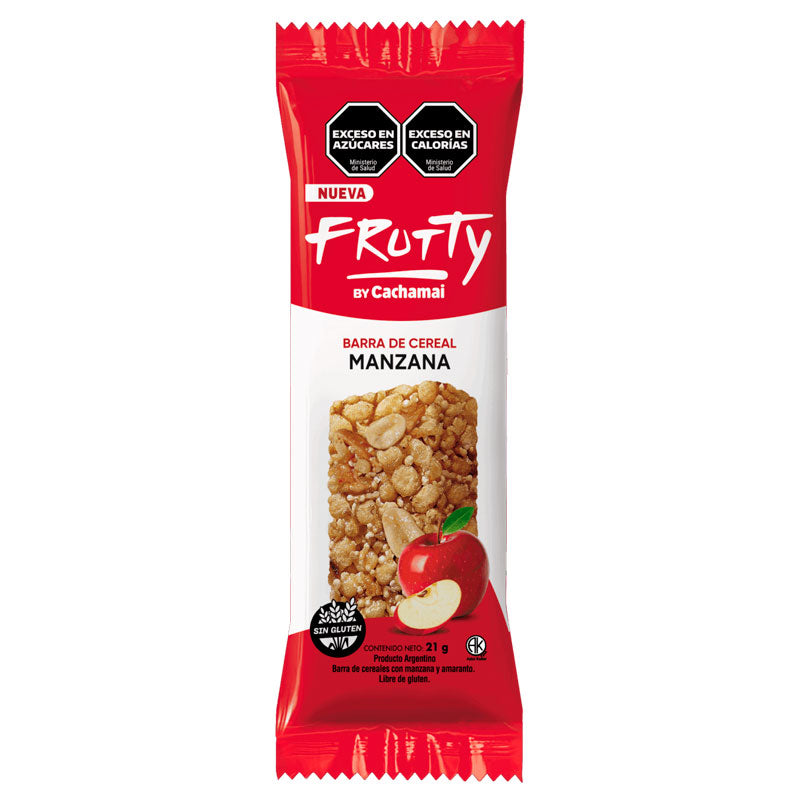 BARRA CEREAL FRUTTY MZNA/FR.SECOS 21 Grs