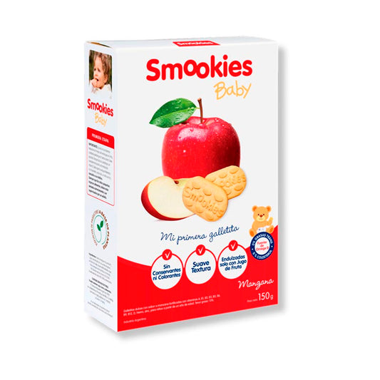 GALLETITA SMOOKIES BABY MANZANA 150 Grs