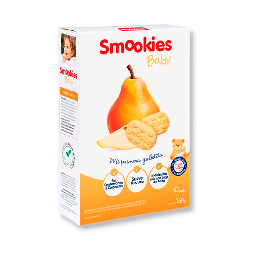 GALLETITA SMOOKIES BABY PERA 150 Grs